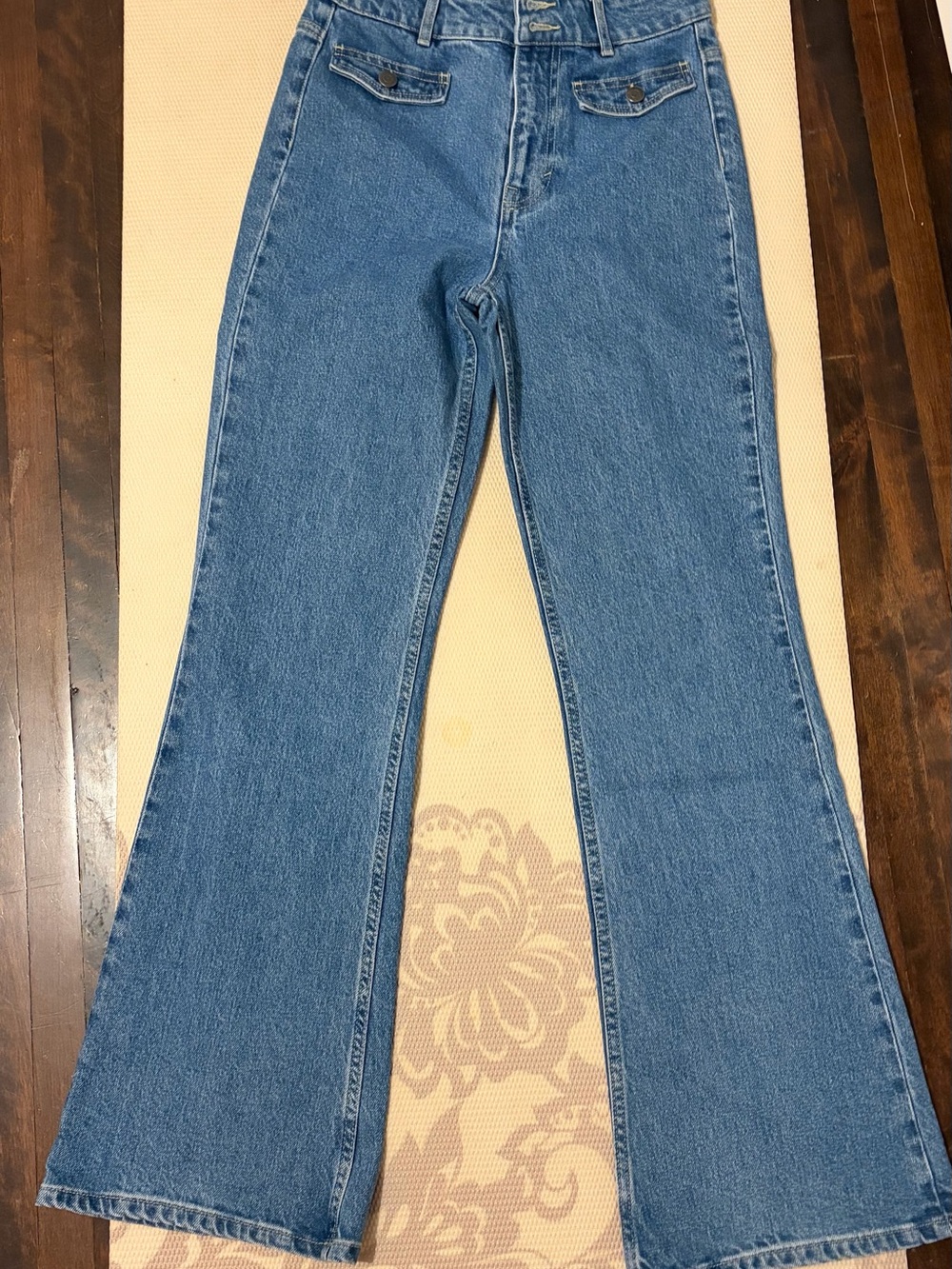 H&M Blue Boot-Cut Jeans